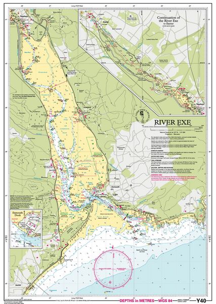 Produktbild: Y40 River Exe (Small Format), Imray Chart