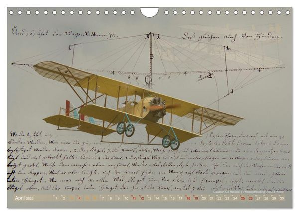Produktbild: Aviatik Photocomposing 2026 (Wandkalender 2026 DIN A4 quer), CALVENDO Monatskalender