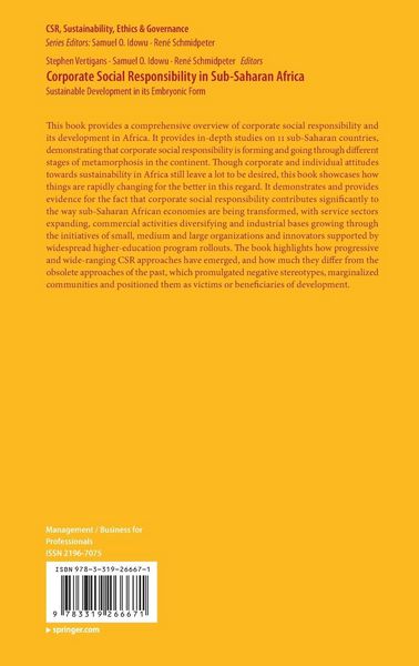 Produktbild: Corporate Social Responsibility in Sub-Saharan Africa