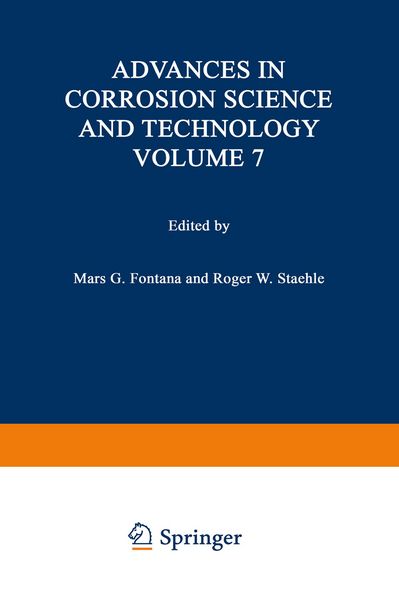 Produktbild: Advances in Corrosion Science and Technology