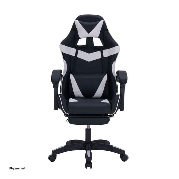 Produktbild: HTI-Living Gaming Stuhl Krit Eco Schwarz-Wei&szlig; Gaming Stuhl Krit Eco Schwarz-Wei&szlig;