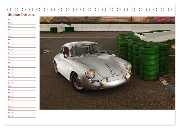 Produktbild: Classic 356 (Tischkalender 2026 DIN A5 quer), CALVENDO Monatskalender