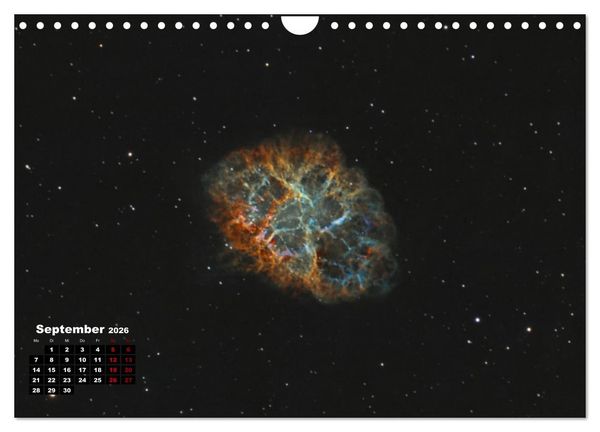 Produktbild: InfinityAstro - die Unendlichkeit im Bild - Astrofotos von Roland Schliessus (Wandkalender 2026 DIN A4 quer), CALVENDO Monatskalender