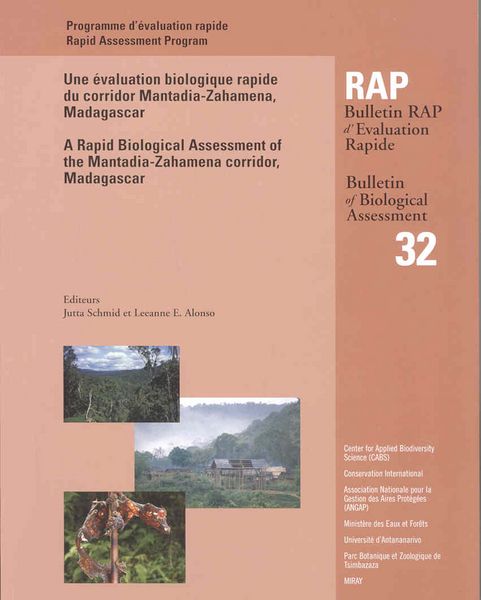 Produktbild: A Rapid Biological Assessment of the Mantadia-Zahamena Corridor, Madagascar