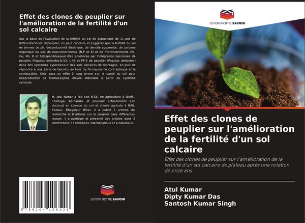 Produktbild: Effet des clones de peuplier sur l'am&eacute;lioration de la fertilit&eacute; d'un sol calcaire