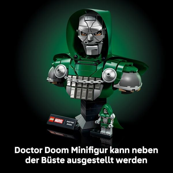 Produktbild: LEGO ǀ Marvel Doctor Doom B&uuml;ste Modellbau zum Sammeln 76345