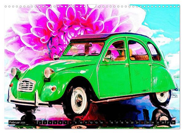 Produktbild: 70 Jahre 2CV (Wandkalender 2026 DIN A3 quer), CALVENDO Monatskalender