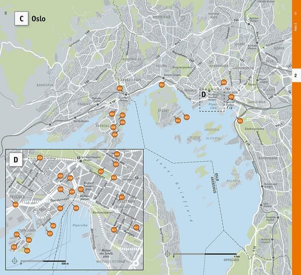 Produktbild: Norwegen. Architekturf&uuml;hrer