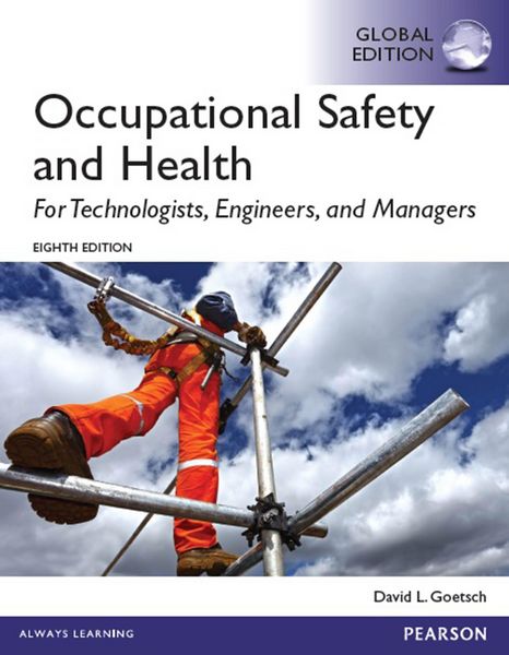 Produktbild: Occupational Safety and Health for Technologists, Engineers, and Managers, Global Edition