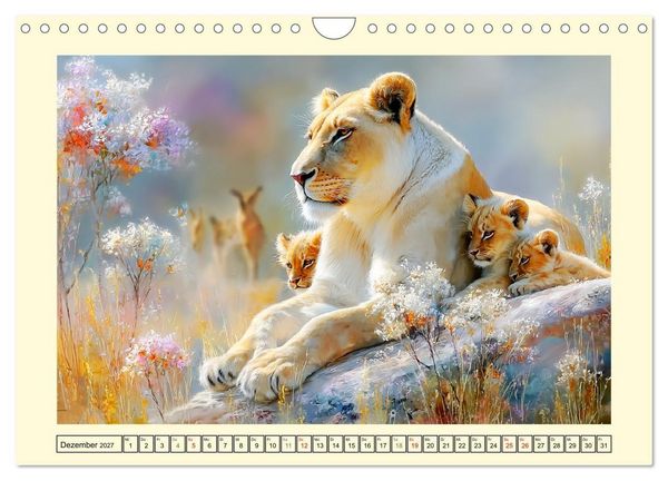 Produktbild: L&ouml;wenkinder. Afrikas kleine K&ouml;nige (Wandkalender 2027 DIN A4 quer), CALVENDO Monatskalender