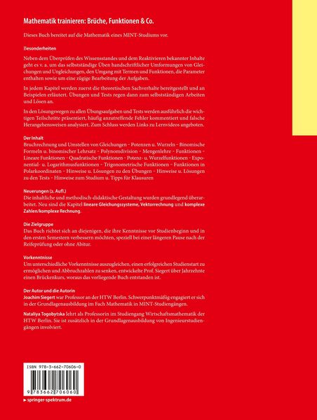 Produktbild: Mathematik trainieren: Br&uuml;che, Funktionen & Co.