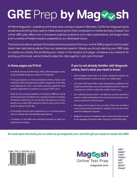 Produktbild: GRE Prep by Magoosh