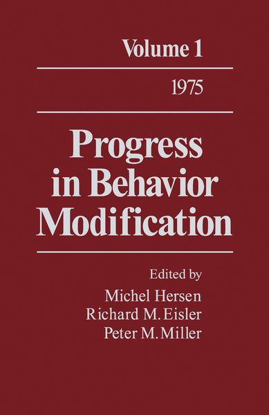 Produktbild: Progress in Behavior Modification