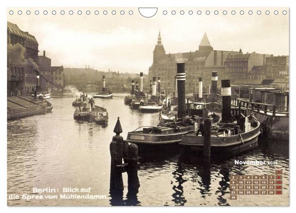 Produktbild: Gr&uuml;&szlig;e aus Berlin &ndash; Die Stadt in historischen Ansichten (Wandkalender 2026 DIN A4 quer), CALVENDO Monatskalender