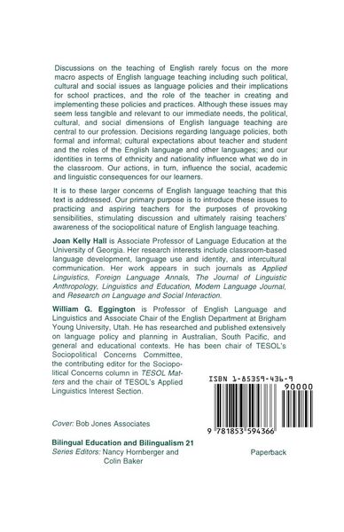 Produktbild: The Sociopolitics of English Language Teaching