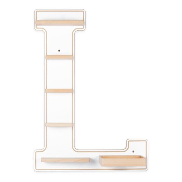 Holz Regal Buchstabe L für Toniebox Tonies Figuren