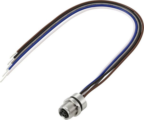TRU COMPONENTS TC-13751916 Anschlussleitung M8 x 1, M10 x 0.75 Buchse, gerade 0.2 m Polzahl Sensoren: 5 1 St.