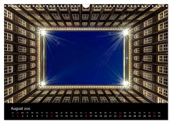 Produktbild: Hamburg - Lichter der Nacht (Wandkalender 2026 DIN A3 quer), CALVENDO Monatskalender
