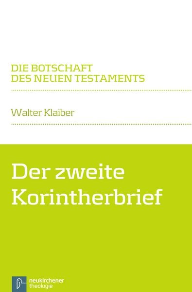 Produktbild: Der zweite Korintherbrief