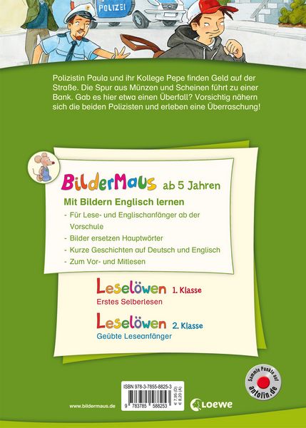 Produktbild: Bildermaus - Mit Bildern Englisch lernen - Polizeigeschichten - Police Stories