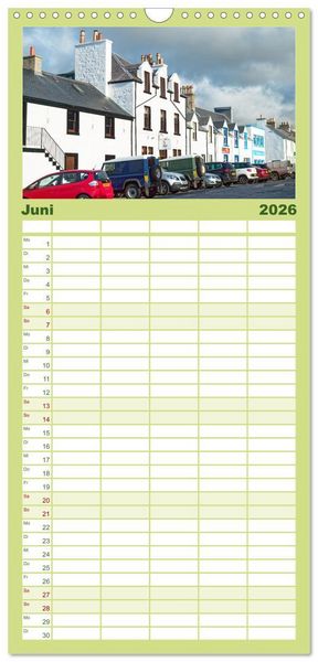 Produktbild: Familienplaner 2026 - Islay - Heimat des Malt Whisky mit 5 Spalten (Wandkalender, 21 x 45 cm) CALVENDO