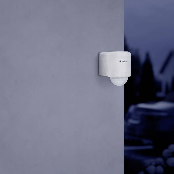 Produktbild: Steinel 602819 Aufputz, Wand PIR-Bewegungsmelder Relais Wei&szlig; IP54