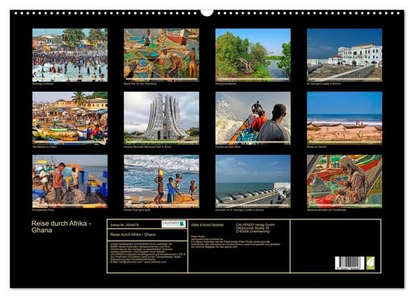 Produktbild: Reise durch Afrika - Ghana (Wandkalender 2026 DIN A2 quer), CALVENDO Monatskalender