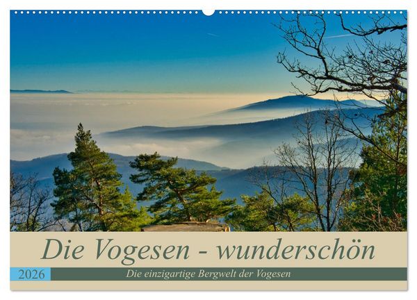 Produktbild: Vogesen - wundersch&ouml;n (Wandkalender 2026 DIN A2 quer), CALVENDO Monatskalender
