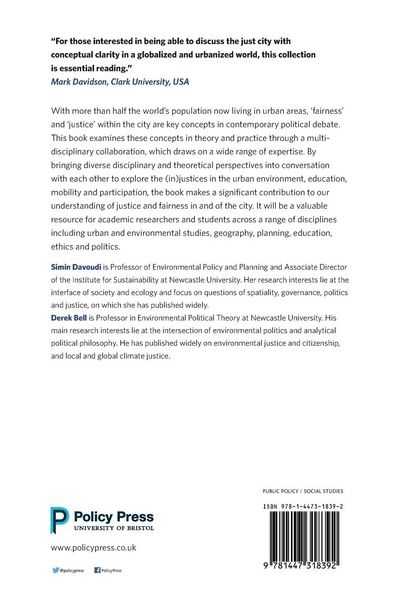 Produktbild: Justice and fairness in the city