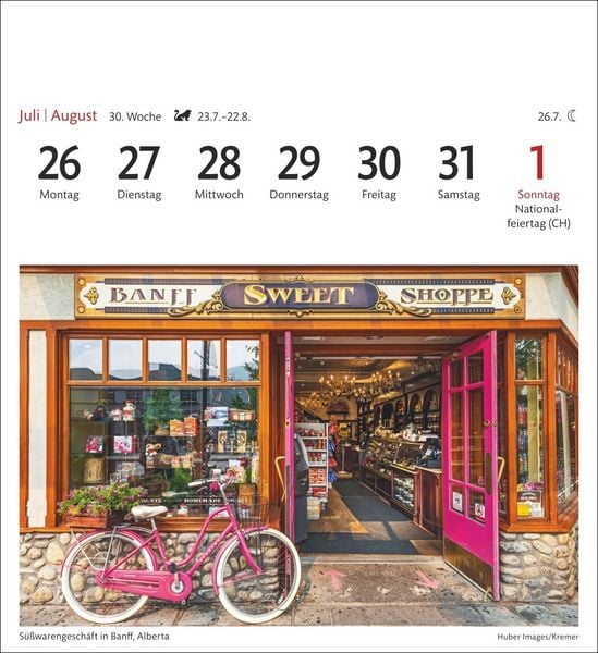 Produktbild: Kanada Sehnsuchtskalender 2027 - Wochenkalender mit 53 Postkarten