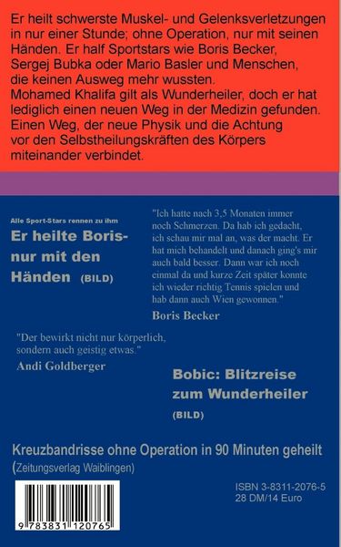 Produktbild: Mohamed Khalifa - Heilen nur mit den H&auml;nden