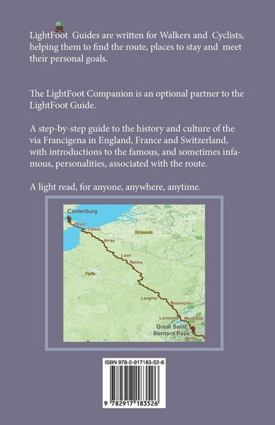 Produktbild: Lightfoot Companion to the via Francigena - Canterbury to the Great Saint Bernard Pass Edition 3