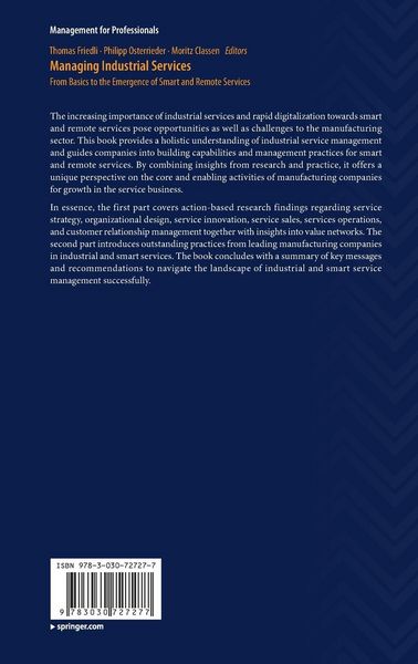 Produktbild: Managing Industrial Services