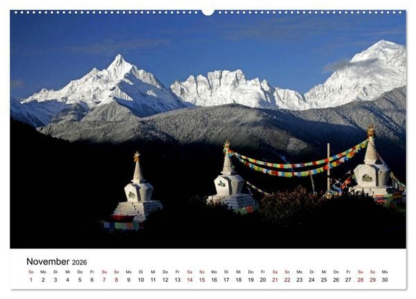Produktbild: Wildes China (hochwertiger Premium Wandkalender 2026 DIN A2 quer), Kunstdruck in Hochglanz