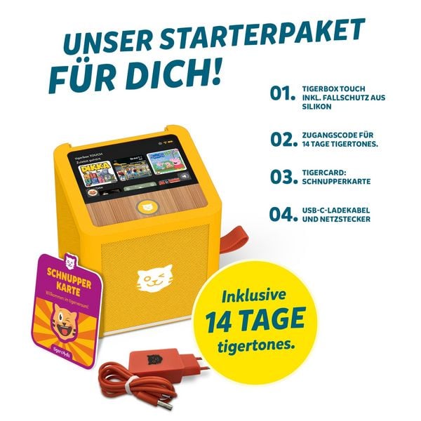 Produktbild: Tigerbox TOUCH PLUS (gelb) - Vorteilspaket