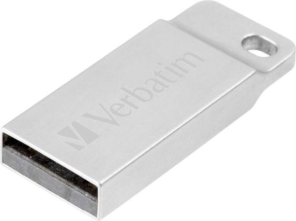 VERBATIM USB 2.0 Drive 64GB Metal Executive, silber
