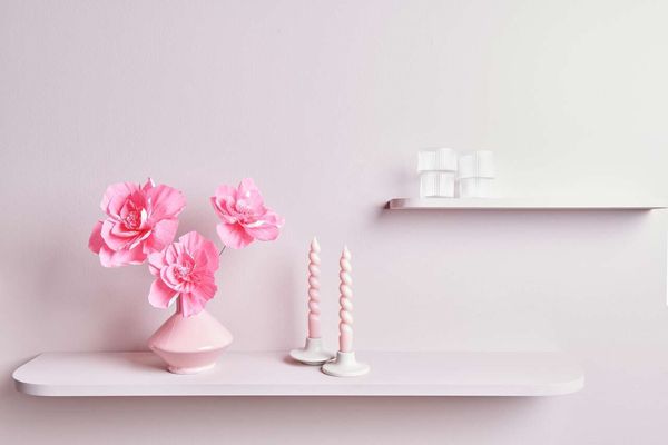 Produktbild: Krepppapier Bl&uuml;ten, Neon Pink, L/M,