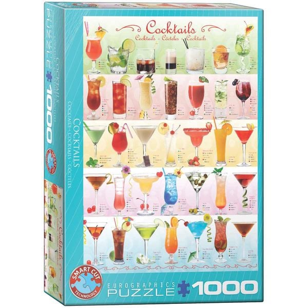 Eurographics 6000-0588 - Cocktails, Puzzle, 1.000 Teile