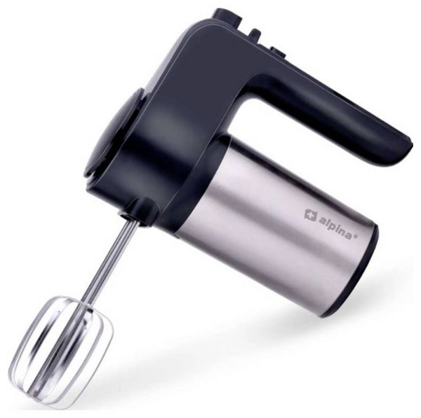 Produktbild: ALPINA Handmixer, 400 Watt, Edelstahl