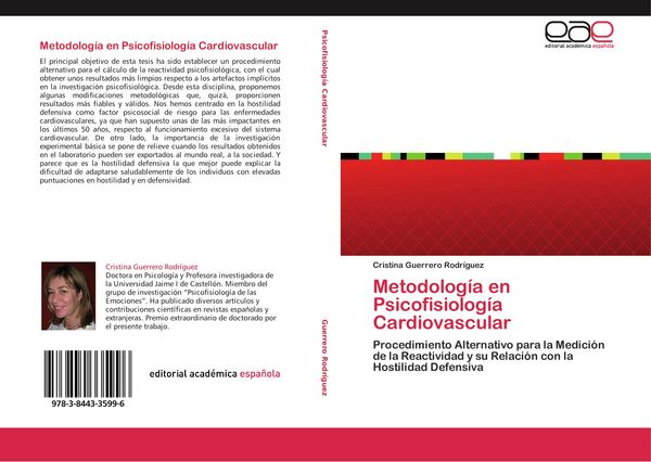 Produktbild: Metodolog&iacute;a en Psicofisiolog&iacute;a Cardiovascular