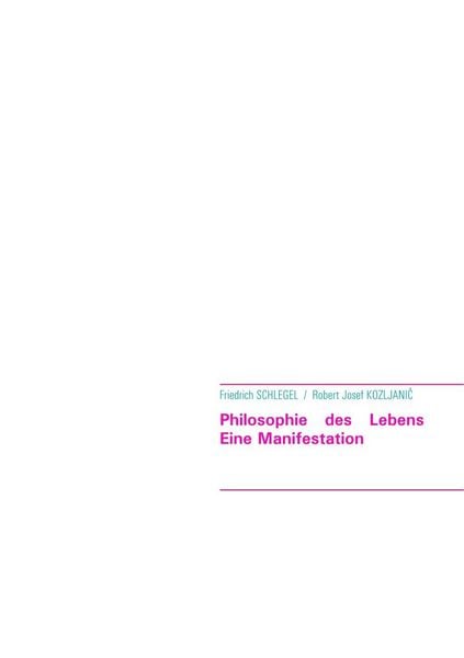 Produktbild: Philosophie des Lebens