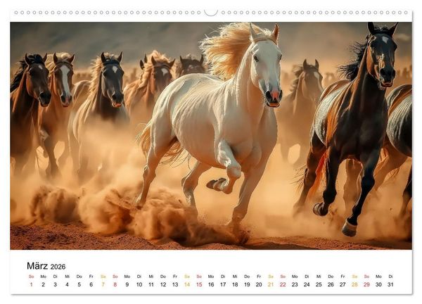 Produktbild: Westernwelt (Wandkalender 2026 DIN A2 quer), CALVENDO Monatskalender