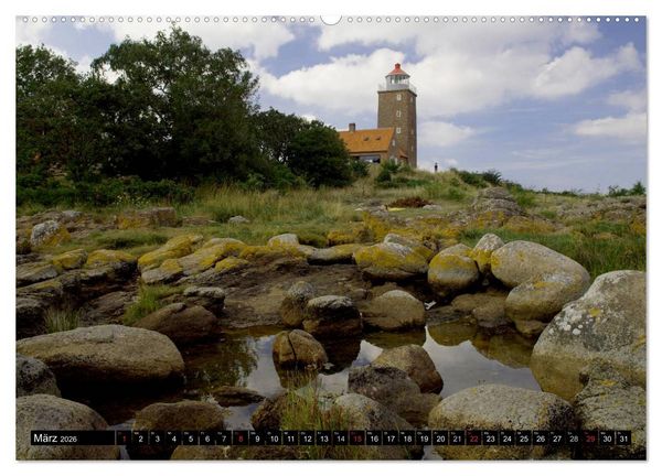 Produktbild: Bornholm - D&auml;nemark (hochwertiger Premium Wandkalender 2026 DIN A2 quer), Kunstdruck in Hochglanz