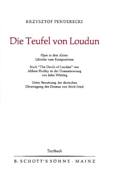 Produktbild: Die Teufel von Loudun