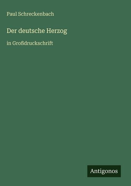 Produktbild: Der deutsche Herzog