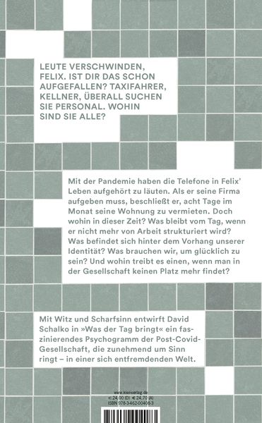 Produktbild: Was der Tag bringt