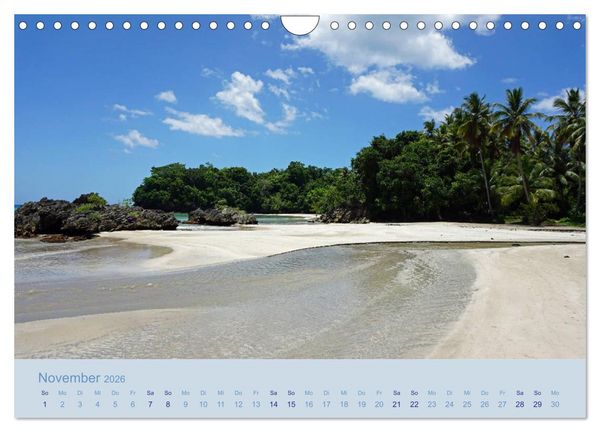 Produktbild: Tropentraum - Impressionen aus der Dominikanischen Republik (Wandkalender 2026 DIN A4 quer), CALVENDO Monatskalender