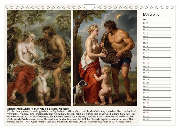 Produktbild: Rubens im neuen Licht (Wandkalender 2027 DIN A4 quer), CALVENDO Monatskalender