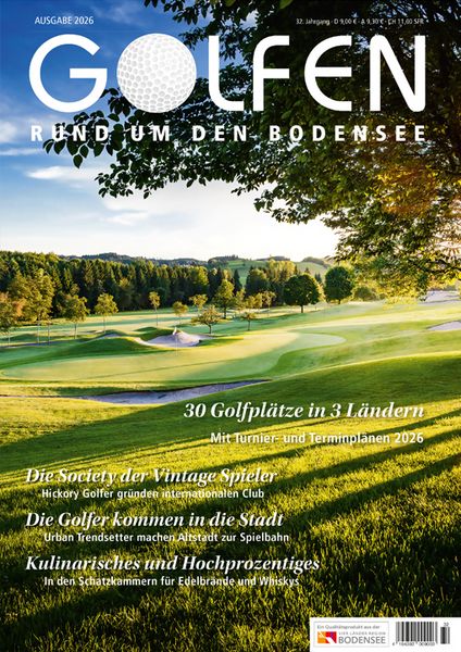 Produktbild: Golfen rund um den Bodensee 2026