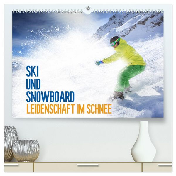 Produktbild: Ski und Snowboard - Leidenschaft im Schnee (hochwertiger Premium Wandkalender 2026 DIN A2 quer), Kunstdruck in Hochglanz